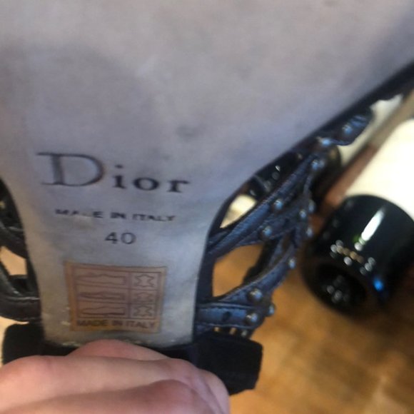 **Cute!! Christian Dior Open Toe Sandals Size 9** - Picture 6 of 6
